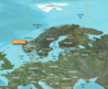 Garmin VEU721L karttakortti Northern Europe järvi & meri
